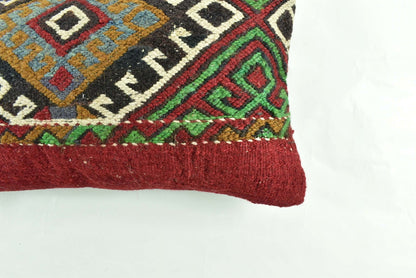 Turkish Cushion Cover 8"x16" Handmade Vintage Boho Ethnic Throw Pillow Case 3137