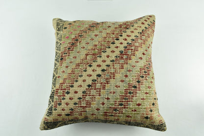 20x20 Kilim Pillow Cover Handmade Vintage Oushak Kilim Cushion Cover 4120