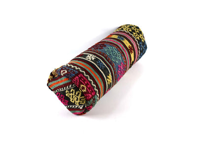 Kilim Bolster Pillow Cover 8x20 in Tribal Vintage Turkish Carpet Bolster Cushion