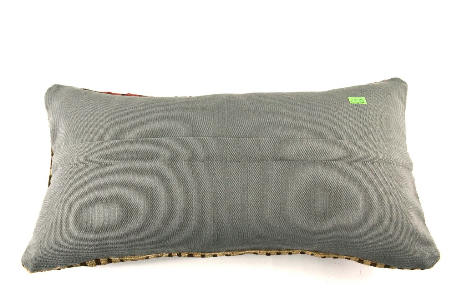 Kilim Lumbar Pillow Cover 10x20 Decorative Sofa Couch Handmade Cushion A2259