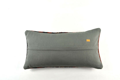 Kilim Lumbar Pillow Cover 10x20 Decorative Handmade Sofa Couch Cushion A2727