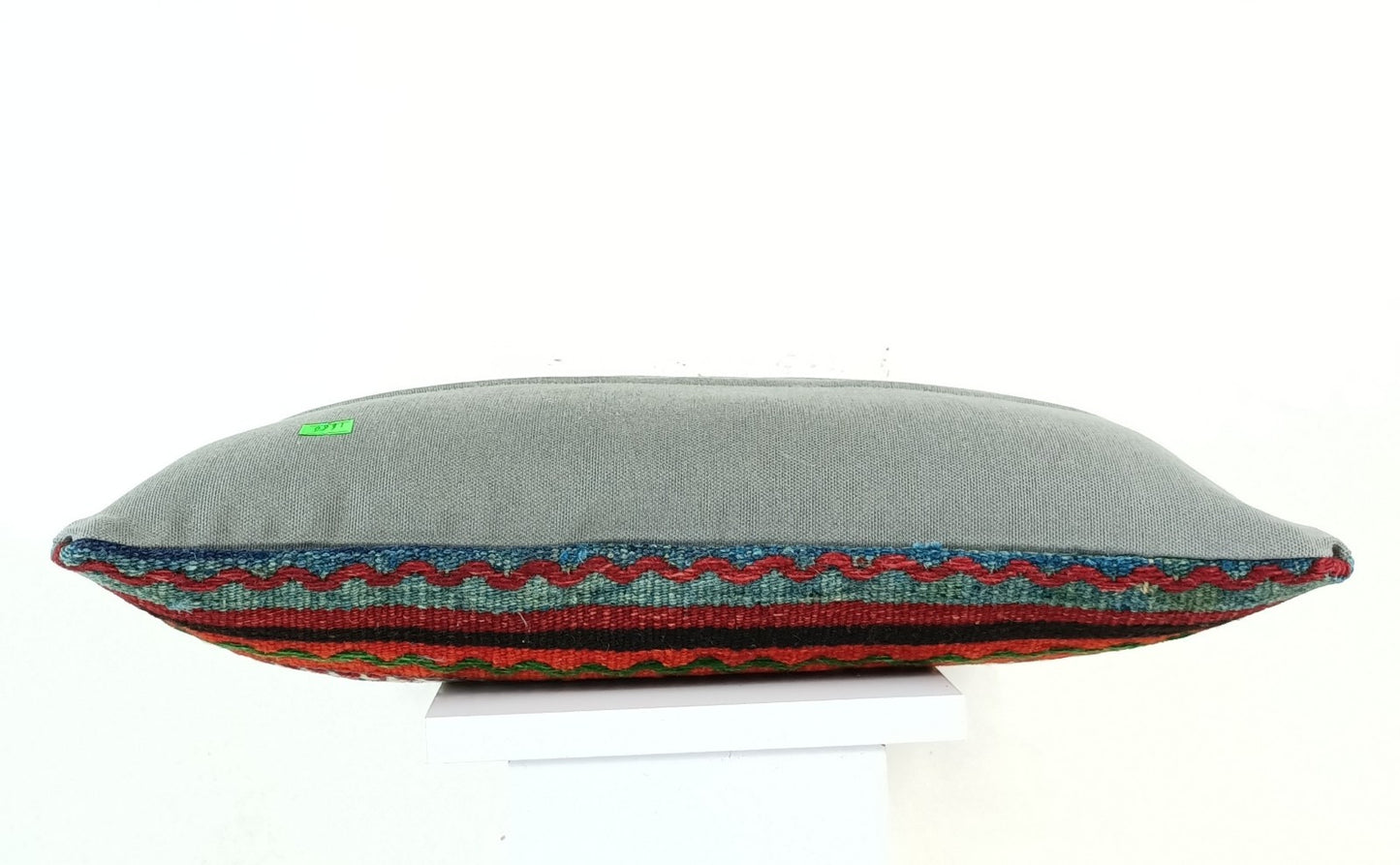 10x20 Kilim Lumbar Pillow Cover Vintage Ethnic Oushak Kilim Pillow Cover 1886