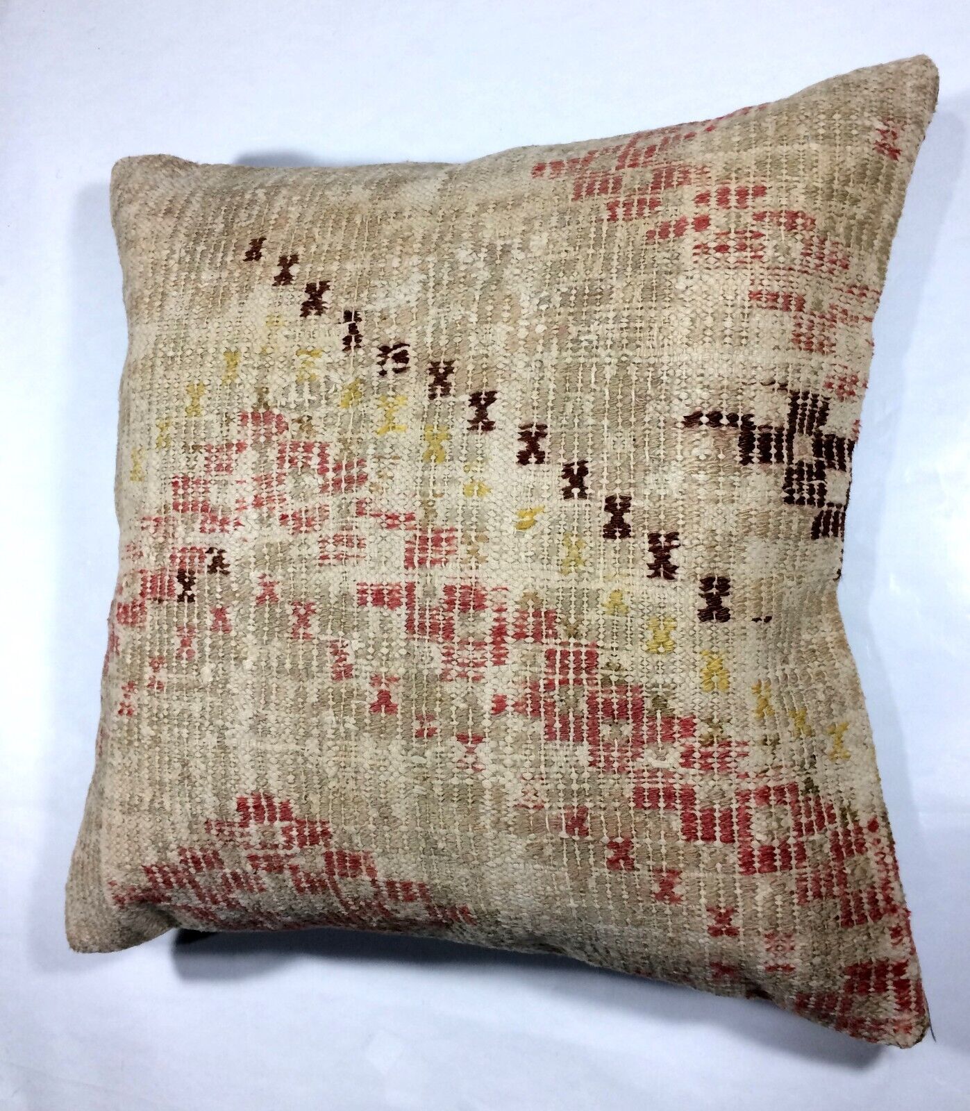 20x20 Kilim Pillow Cover Handmade Vintage Oushak Kilim Cushion Cover 251