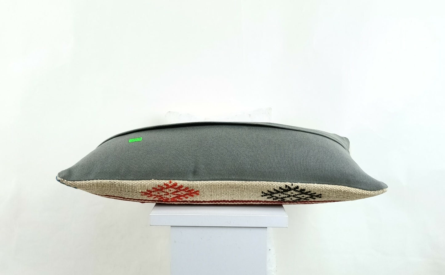 Kilim Lumbar Pillow Cover 10x20 Decorative Sofa Couch Handmade Cushion A1349