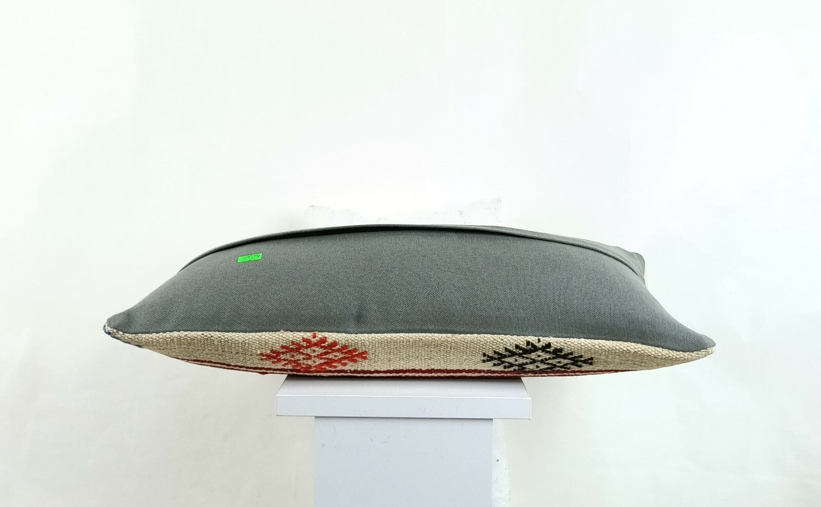 Kilim Lumbar Pillow Cover 10x20 Decorative Sofa Couch Handmade Cushion A1349