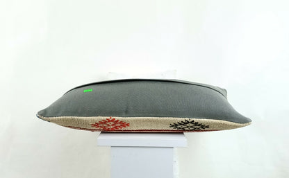 Kilim Lumbar Pillow Cover 10x20 Decorative Sofa Couch Handmade Cushion A1349