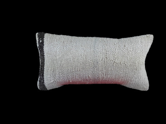 10x20 Kilim Lumbar Pillow Cover Vintage Ethnic Oushak Kilim Pillow Cover E1141