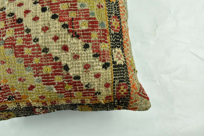 20x20 Kilim Pillow Cover Handmade Vintage Oushak Kilim Cushion Cover 2950