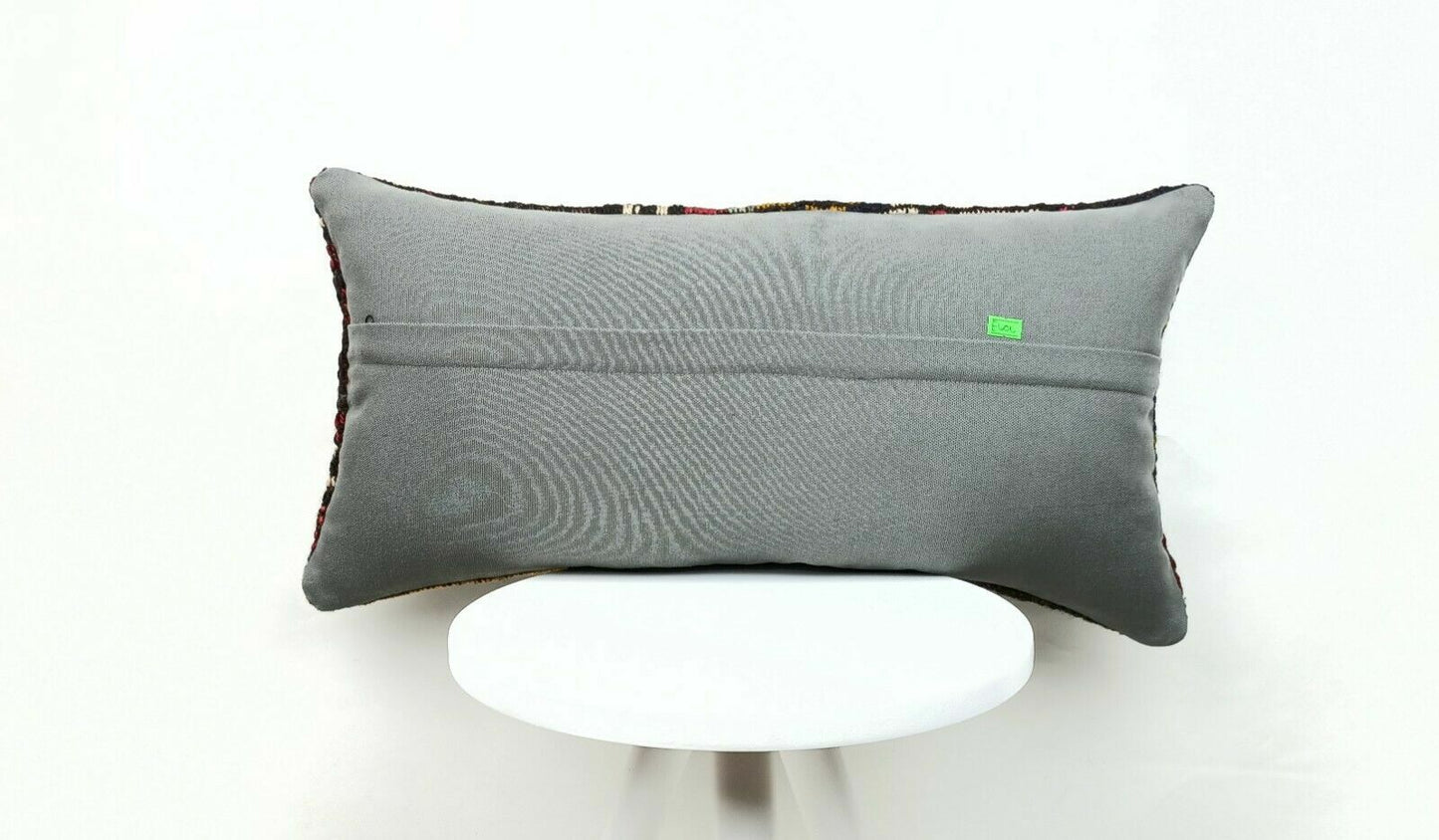 Ethnic Handmade Kilim Cushion Cover 12x24 Home Decorative Lumbar Pillow  E404