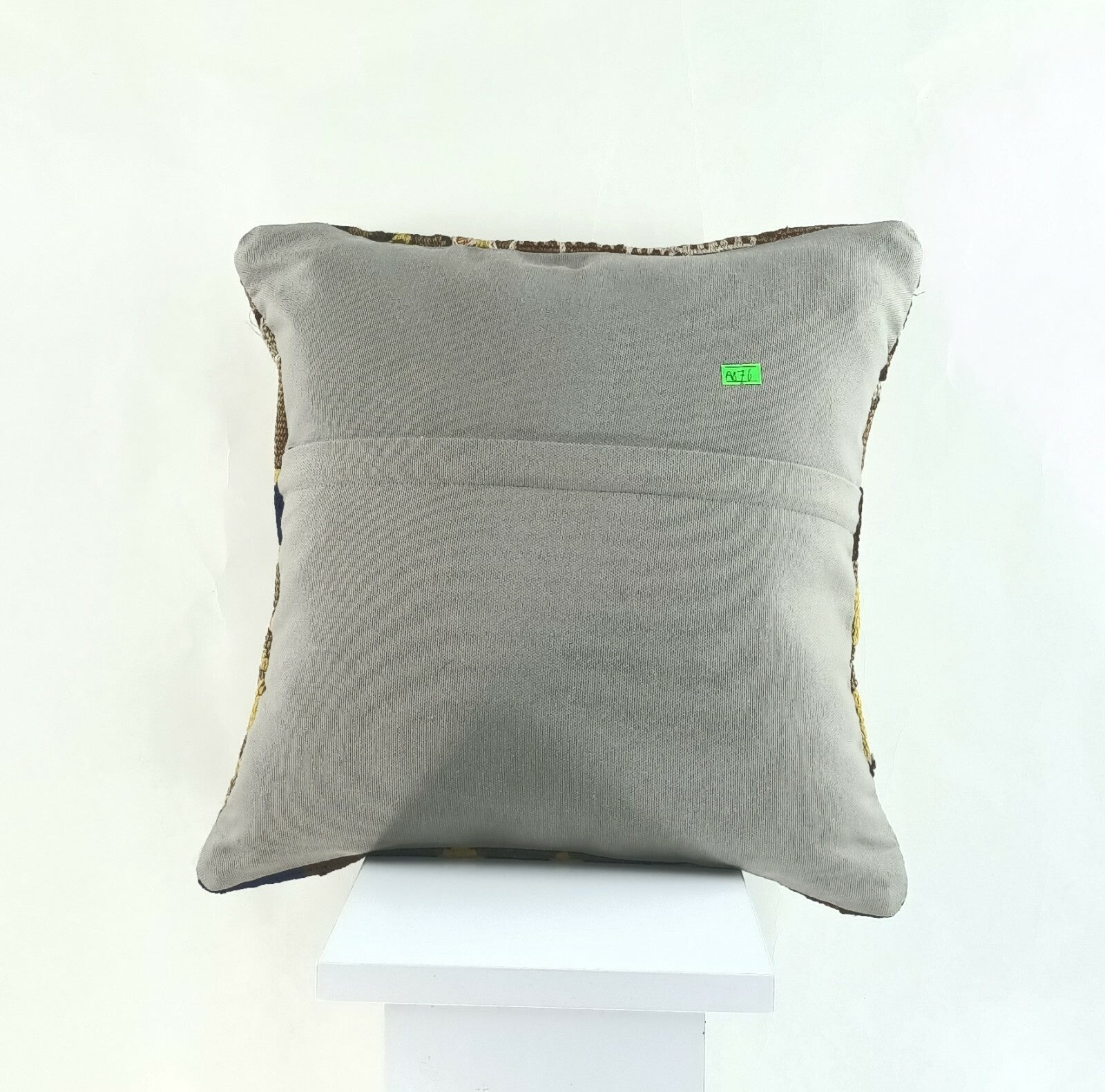 Kilim Pillow Cover 16x16 Oriental Traditional Handmade Boho Lumbar Cushion  A876