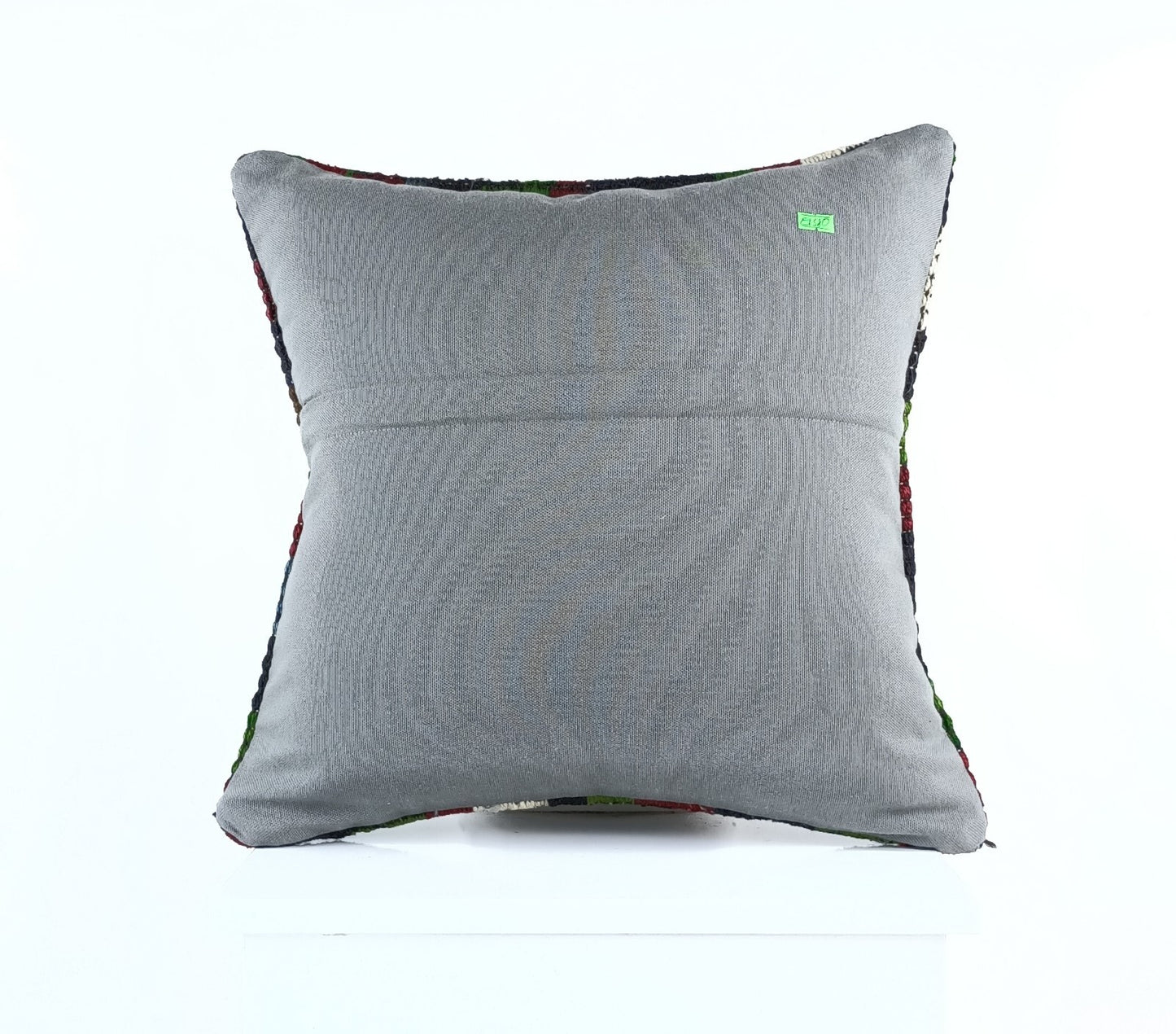 18"x18" Kilim Pillow Cover  Handmade Turkish Vintage Cushion Tribal Lumbar E1380