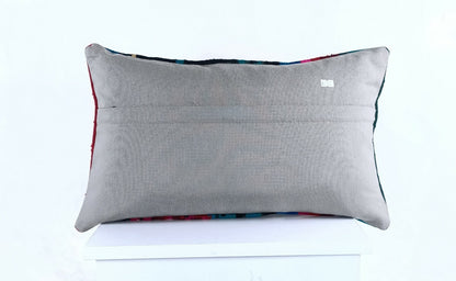  Kilim Pillow Cover 12x20 Turkish Handmade Sofa Couch Floor Lumbar Cushion A672