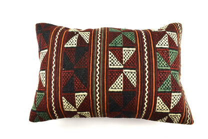 16x24 Kilim Pillow Cover Handmade Vintage Anatolian Lumbar Cushion Cover A2699