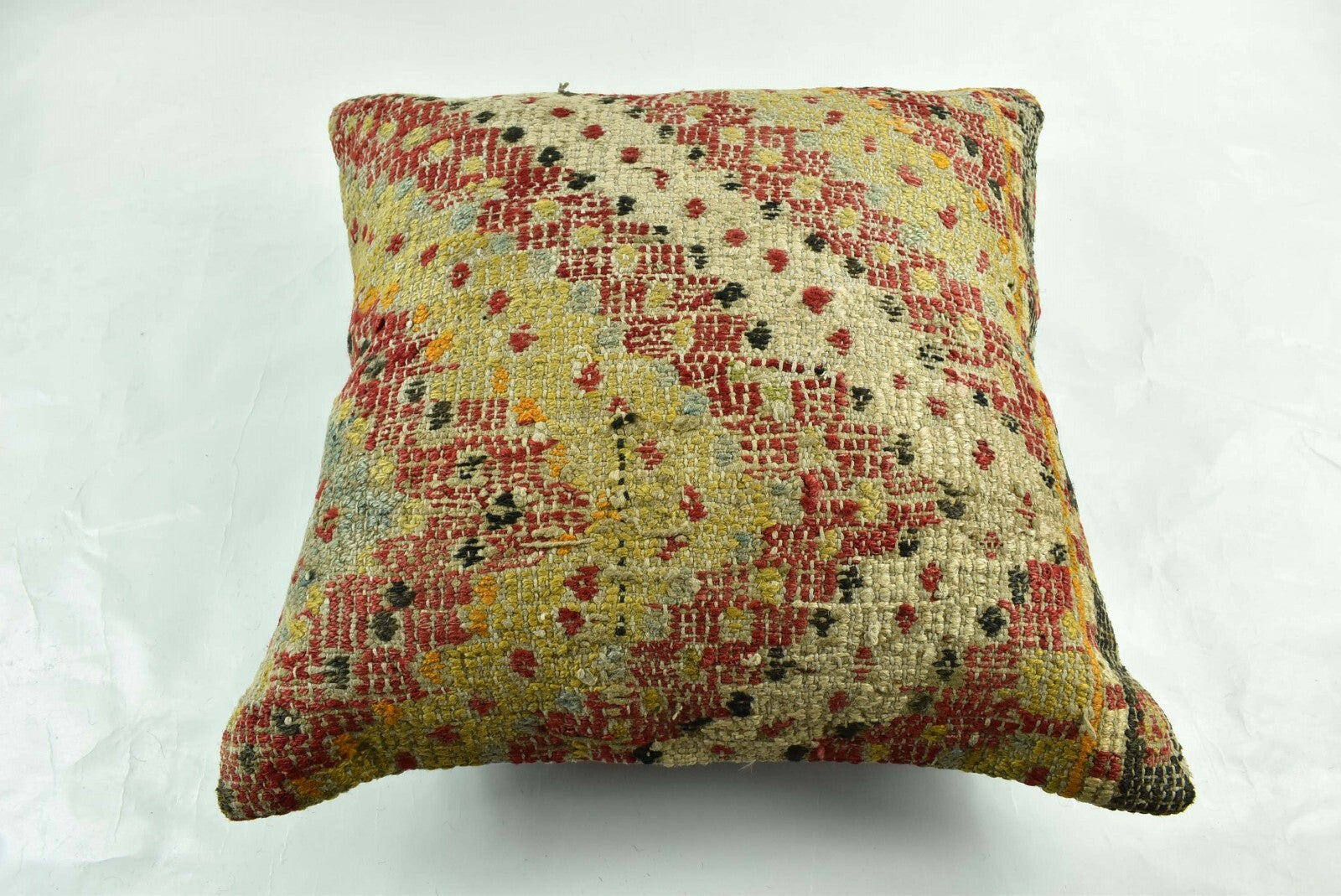 20x20 Kilim Pillow Cover Handmade Vintage Oushak Kilim Cushion Cover 2935