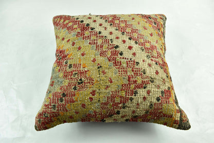 20x20 Kilim Pillow Cover Handmade Vintage Oushak Kilim Cushion Cover 2935
