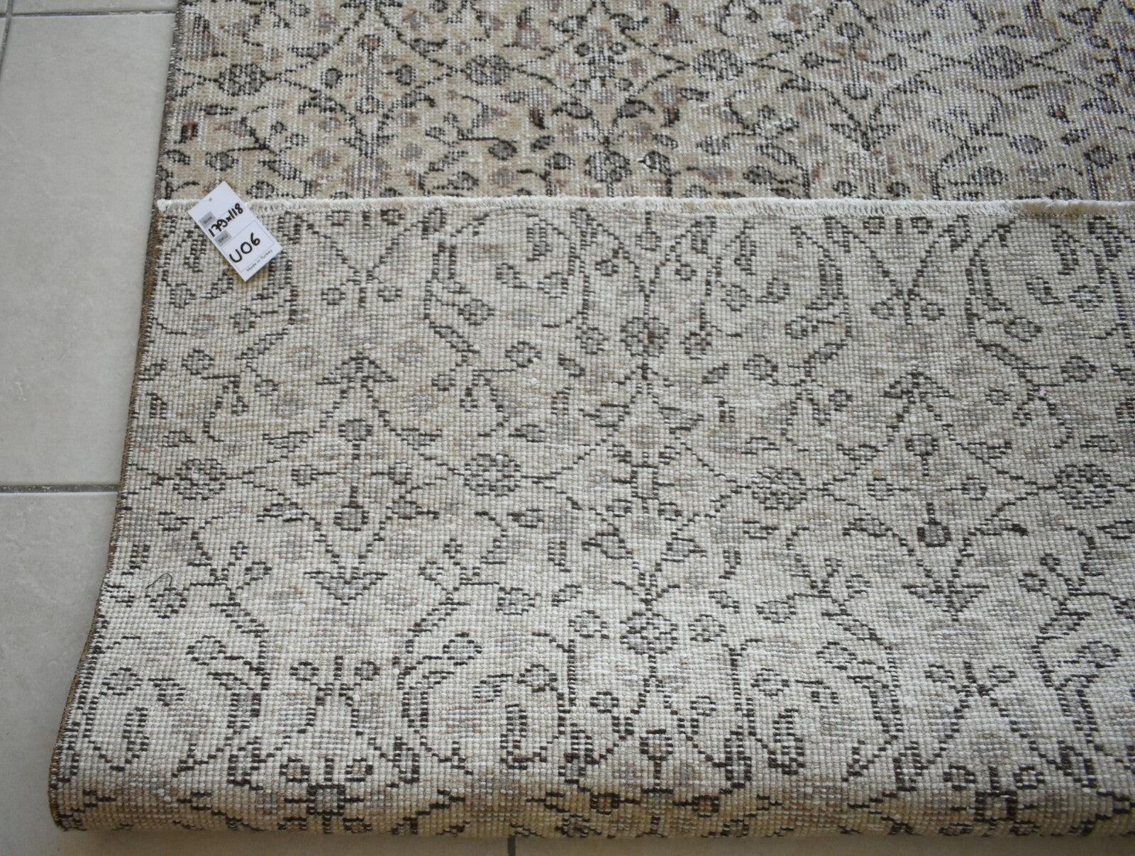 Faded Oushak Rug 5.8x3.8 ft Anatolian Rug Turkish Carpet Boho Floor Rug U06