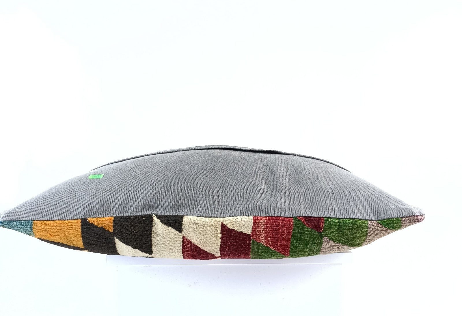 Kilim Pillow Cover 16x24 Tribal Vintage Turkish Carpet Lumbar Pillow Cover 1958