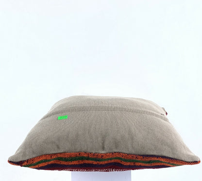 Oushak Kilim Pillow Cover 16x16 Handmade Rug Traditional Sofa Couch Cushion A573