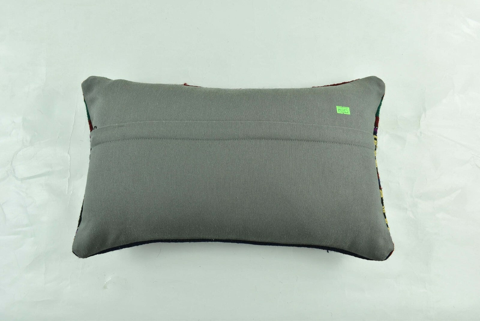 Kilim Pillow Cover 12x20 Turkish Handmade Sofa Couch Floor Lumbar Cushion A1783