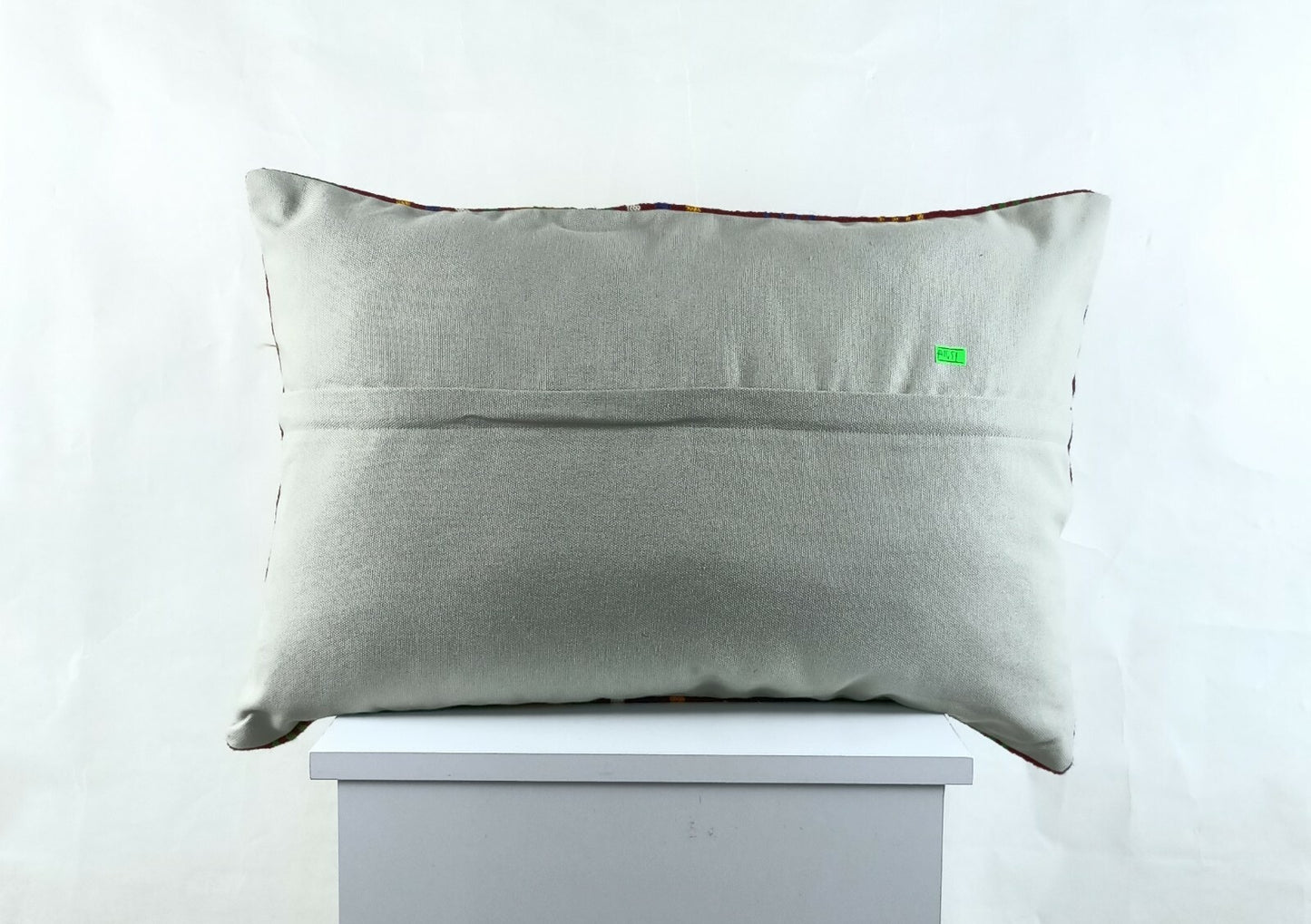 Kilim Pillow Cover 16x24 in Traditional Handmade Anatolian Lumbar Cushion A1459