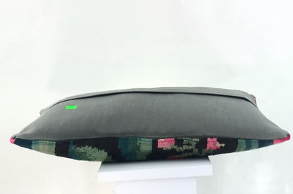 10x20 Kilim Lumbar Pillow Cover Vintage Ethnic Oushak Kilim Pillow Cover 2246