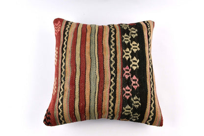 20x20 Kilim Pillow Cover Handmade Vintage Oushak Kilim Cushion Cover 4646