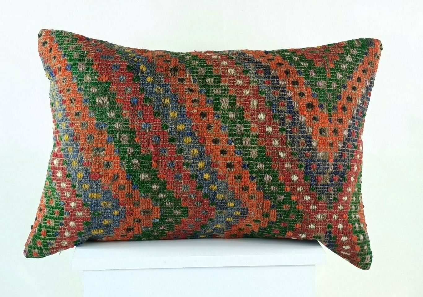 Home Decorative Handmade Throw Pillow Cover 16x24 Handmade Kilim Cushion E1242