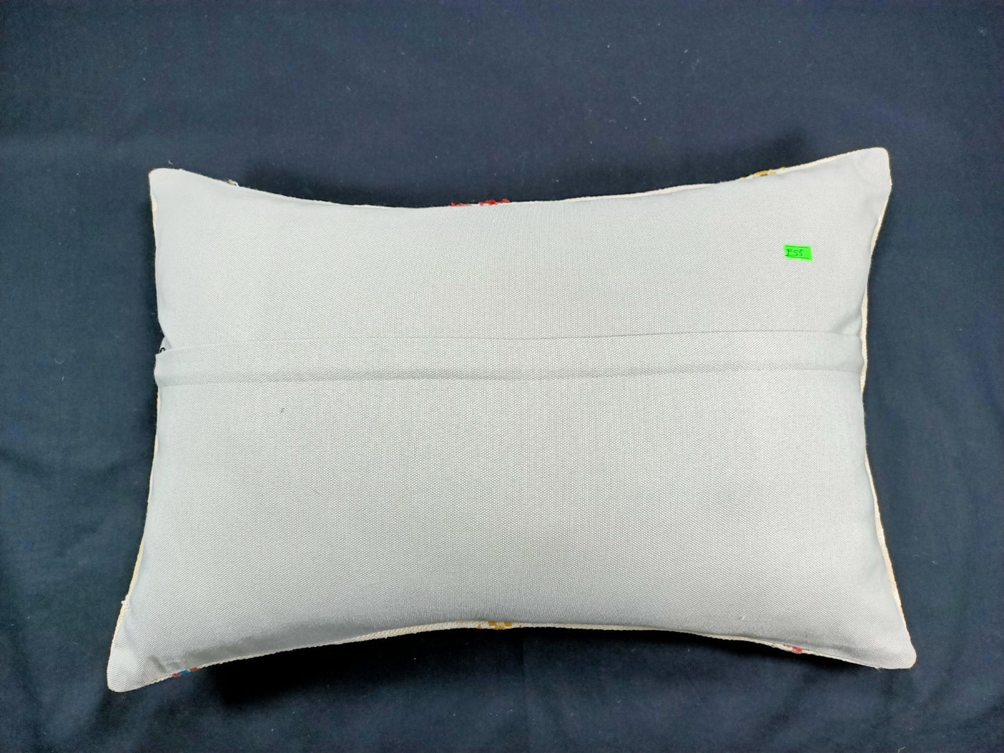 Kilim Pillow Cover 16x24 Tribal Vintage Turkish Carpet Lumbar Pillow Cover E55