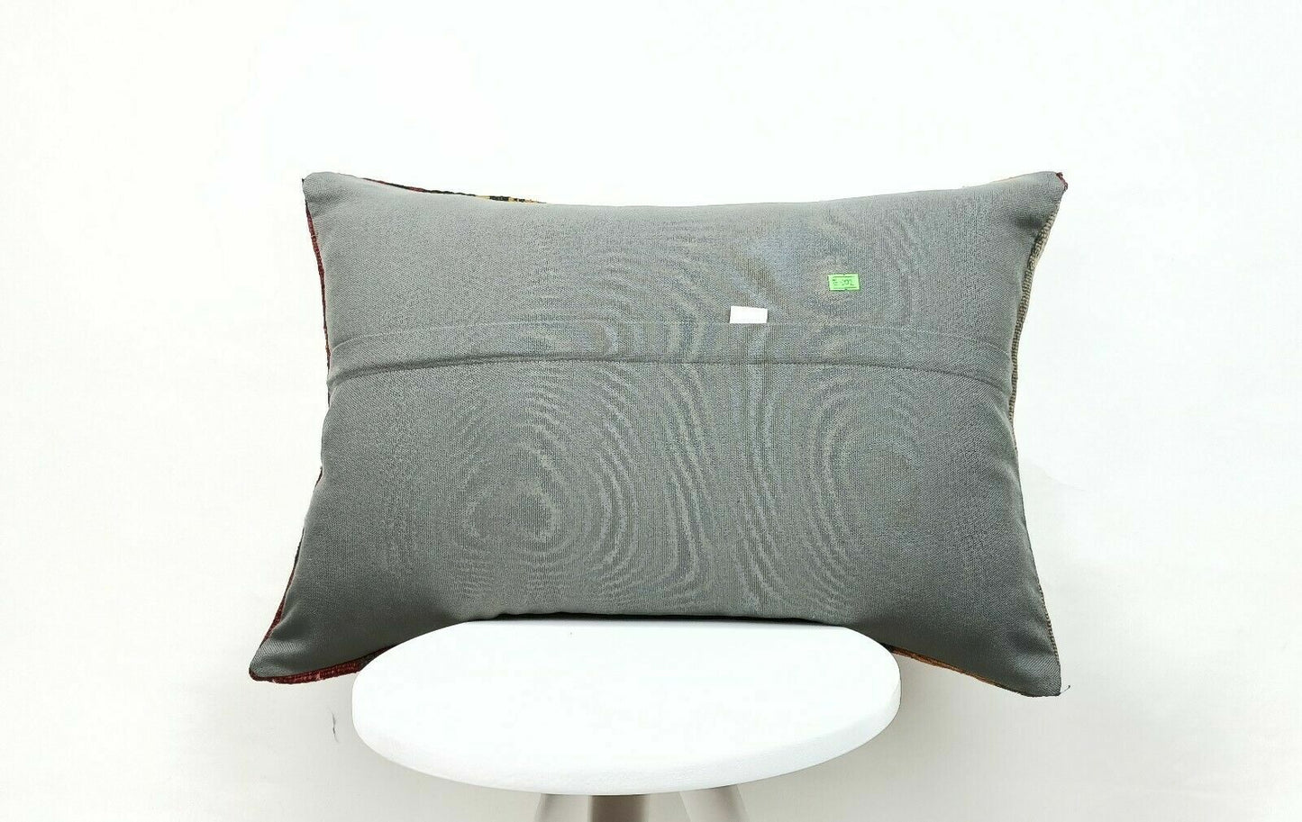 Kilim Lumbar Pillow Handknotted Oushak Rug Oriental Bohemian Ethinc Cushion E502