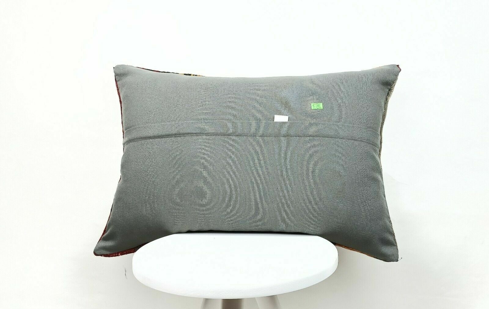 Kilim Lumbar Pillow Handknotted Oushak Rug Oriental Bohemian Ethinc Cushion E502