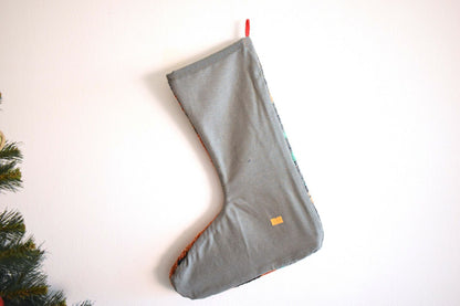 Christmas Stocking Kilim Christmas Sock Rug Gift Stocking Xmas Decor Socks S237