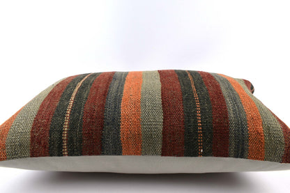 16x24 Kilim Pillow Cover Handmade Vintage Anatolian Lumbar Cushion Cover 4776