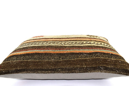 16x24 Kilim Pillow Cover Handmade Vintage Anatolian Lumbar Cushion Cover 4774