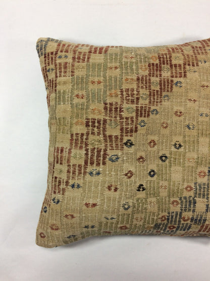18"x18" Kilim Pillow Cover  Handmade Turkish Vintage Cushion Tribal Lumbar 1291
