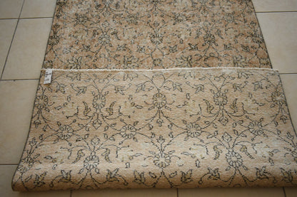 Vintage Oushak Rug 6.4x3.7 ft Turkish Floor Rug Faded Area Rug Oriental Rug U02