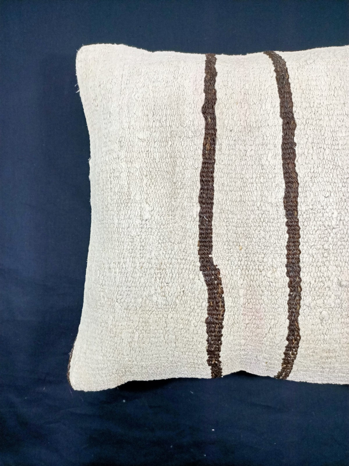 Kilim Pillow Cover 18x18 Handmade Turkish Ethnic Vintage Lumbar Cushion E112