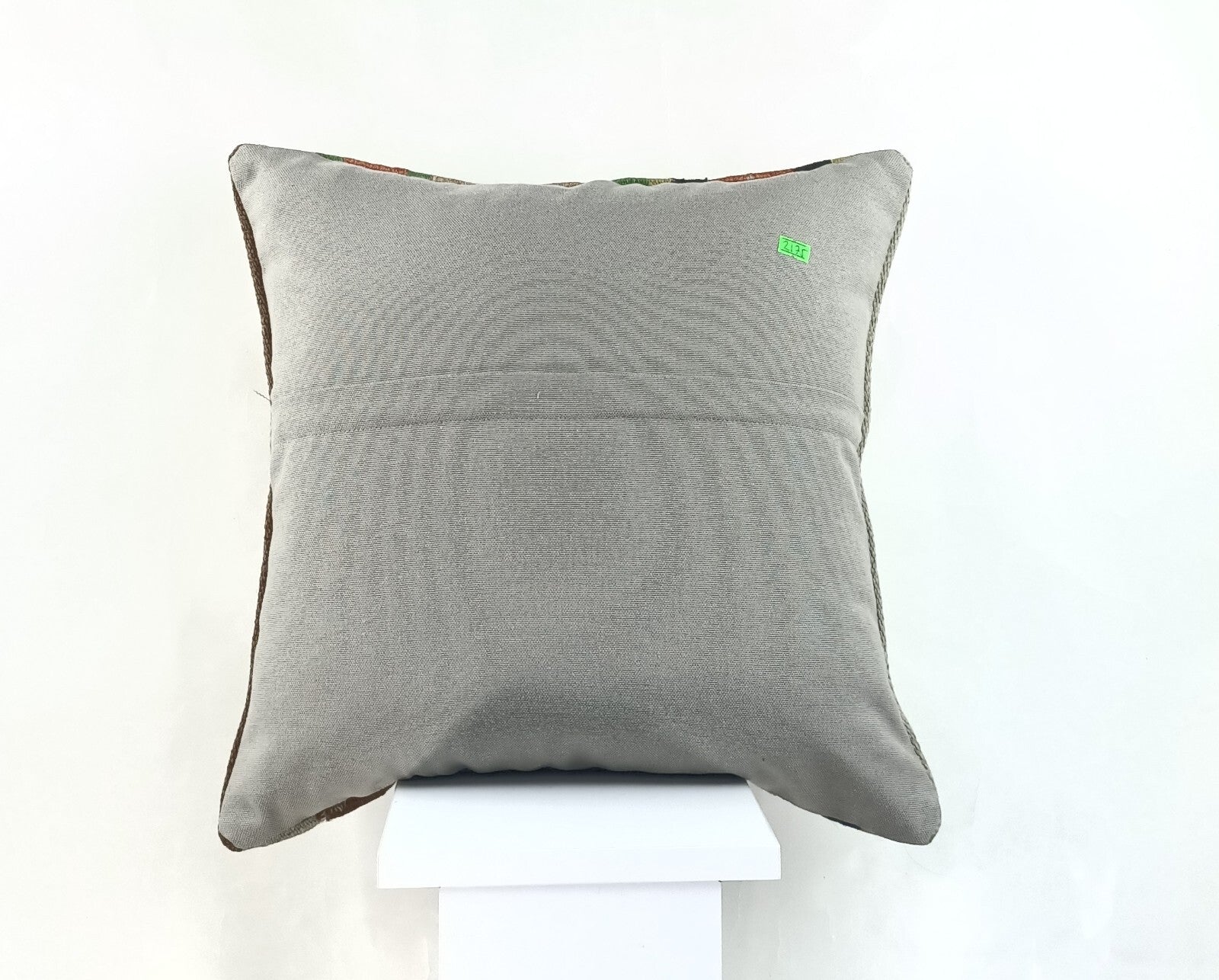 18"x18" Kilim Pillow Cover  Handmade Turkish Vintage Cushion Tribal Lumbar 2175