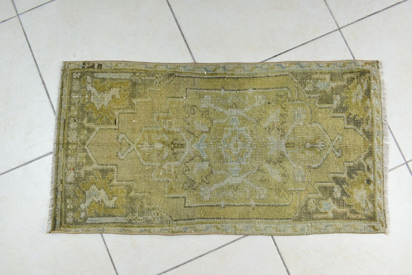 Anatolian Runner 3x1.5 ft Vintage Turkish Runner Oushak Runner Rug Y32