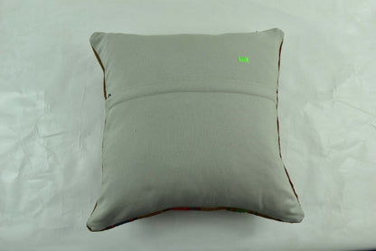 18"x18" Kilim Pillow Cover  Handmade Turkish Vintage Cushion Tribal Lumbar 2991