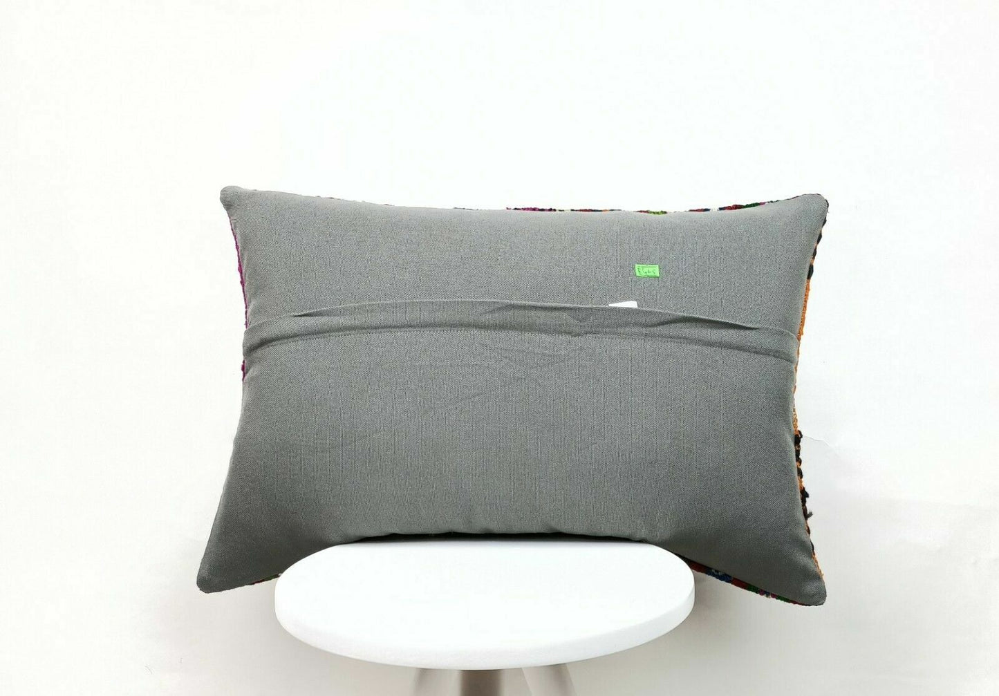 Handmade Kilim Pillow Cover 16x24 Vintage Rug Tribal Ethnic Bohemian Lumbar E465