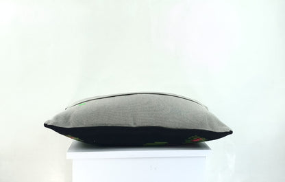 Kilim Pillow Cover 12x20 Handmade Turkish Rug Boho Ethnic Lumbar Cushion 2263