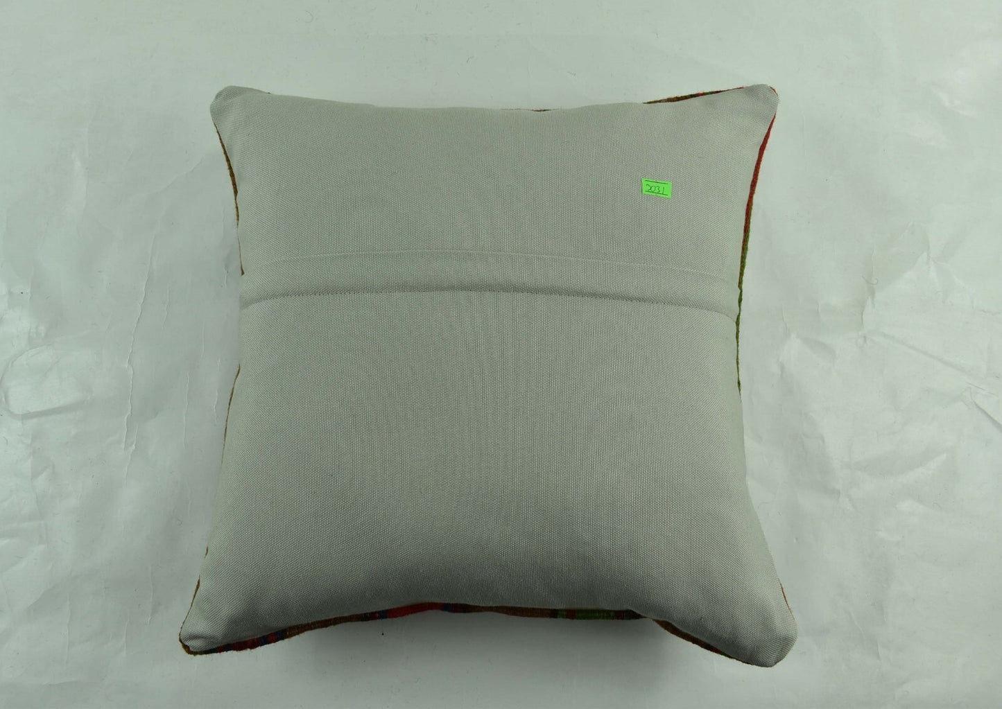 18"x18" Kilim Pillow Cover  Handmade Turkish Vintage Cushion Tribal Lumbar 3031