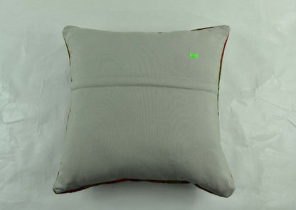 18"x18" Kilim Pillow Cover  Handmade Turkish Vintage Cushion Tribal Lumbar 3031