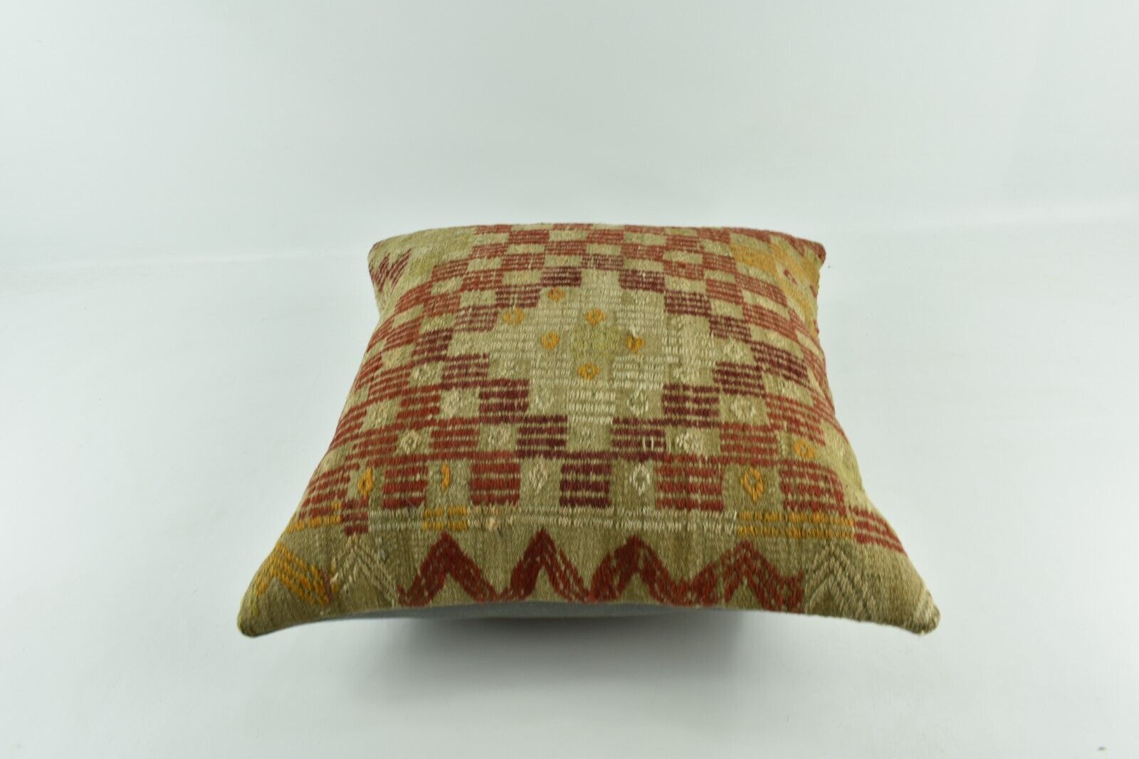 20x20 Kilim Pillow Cover Handmade Vintage Oushak Kilim Cushion Cover 4125