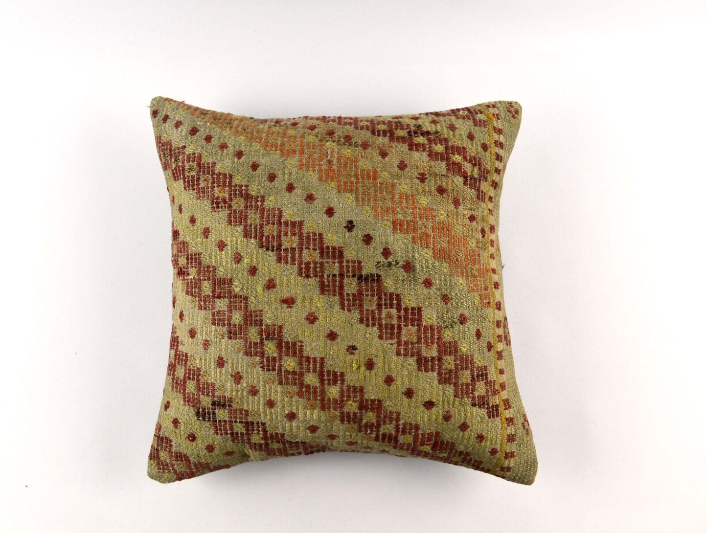 20x20 Kilim Pillow Cover Handmade Vintage Oushak Kilim Cushion Cover 4665