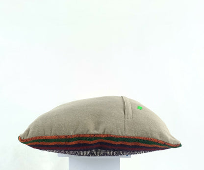 Oushak Kilim Pillow Cover 16x16 Handmade Anatolian Traditonal Wool Cushion A454