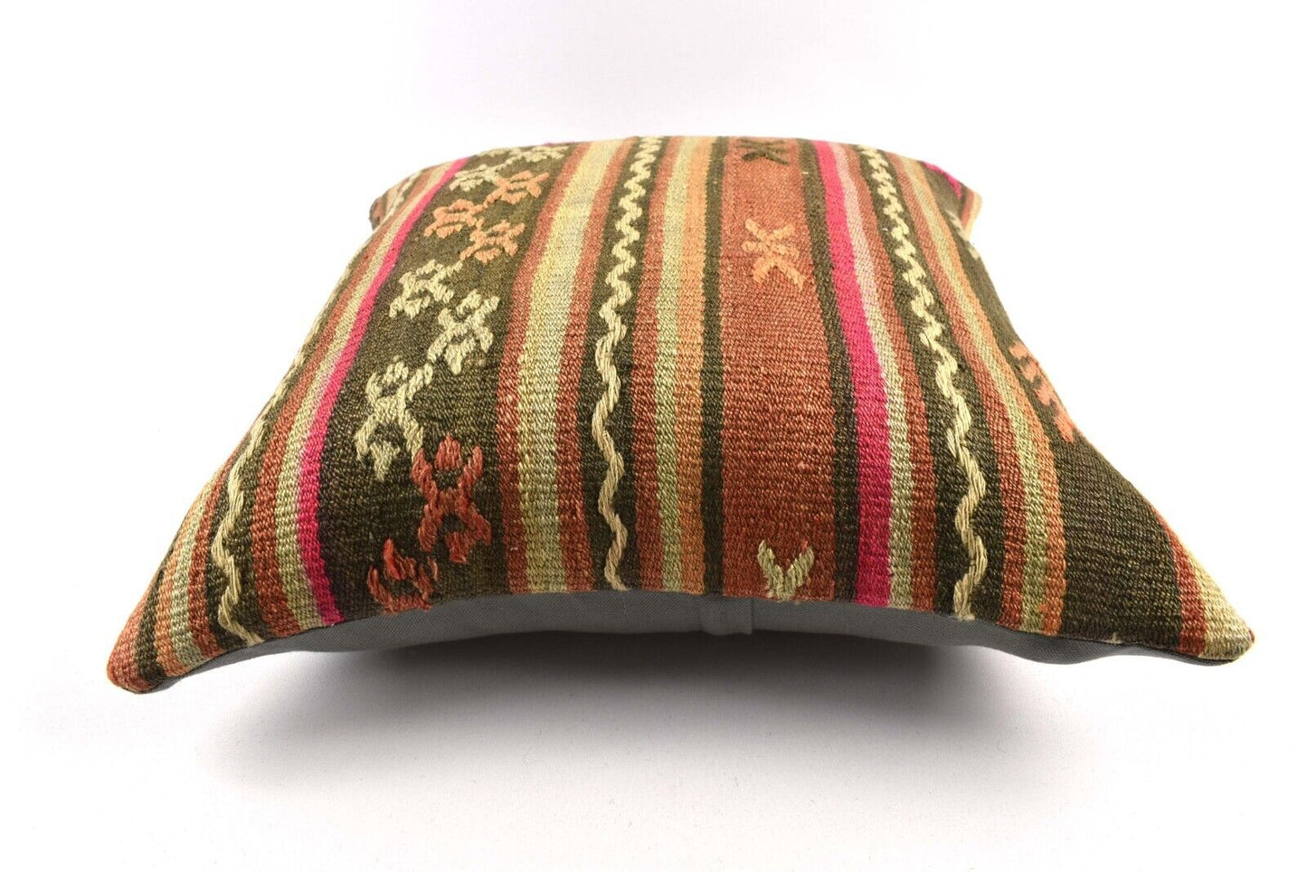 20x20 Kilim Pillow Cover Handmade Vintage Oushak Kilim Cushion Cover 4648