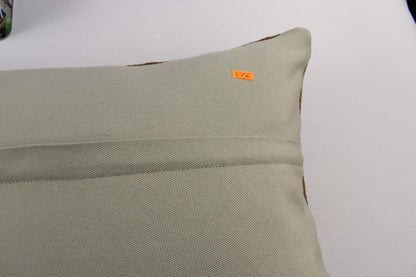 16x24 Kilim Pillow Cover Handmade Vintage Anatolian Lumbar Cushion Cover 4756