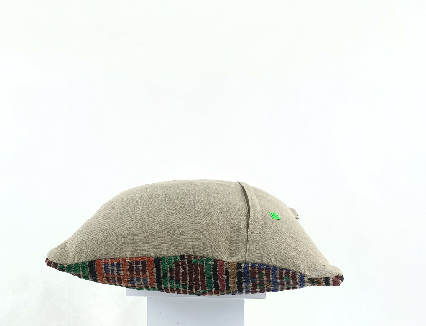 Kilim Pillow Cover 16x16 Turkish Traditional Handmade Lumbar Cushion Case A417