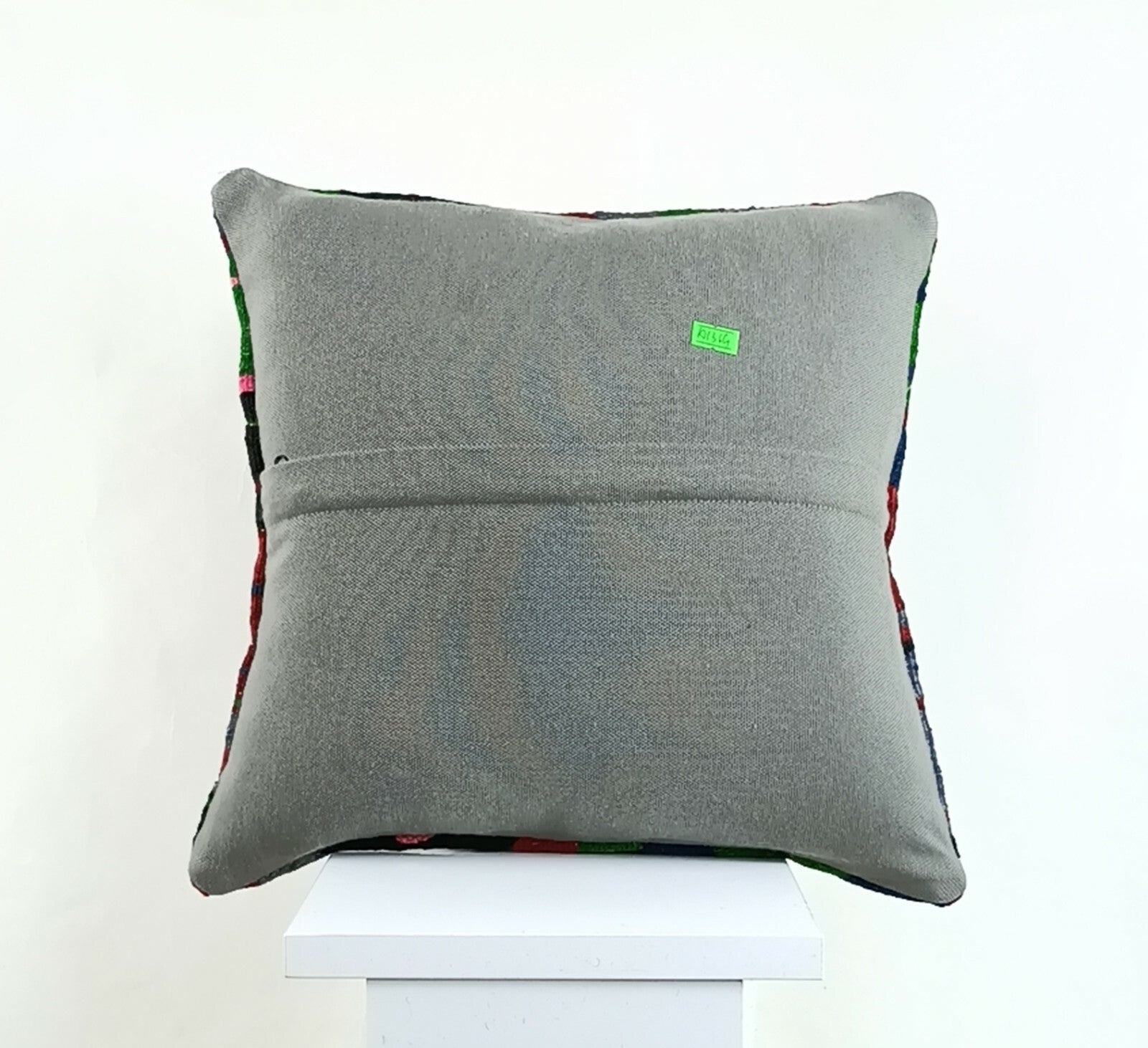 14x14 Kilim Cushion Cover Turkish Ottoman Boho Rustic Throw Pillow Case A1314